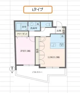 アルティザ池尻【5階】の間取り