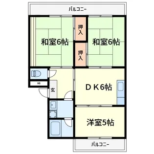 マンションTAKAYAI【3階】の間取り