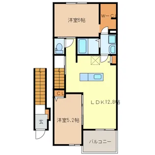 ガーデンスクウェア II【2階】の間取り