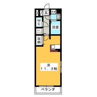 ジョイア住吉【1階】の間取り