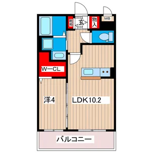 グランメゾン・旭【1階】の間取り