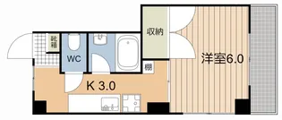 コーポ南星【3階】の間取り