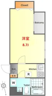 アーバンコート品川【1階】の間取り