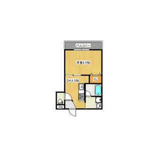 YKK西町【5階】の間取り