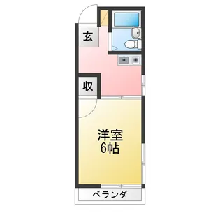 ハウス秀【2階】の間取り