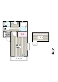 メゾンラピュタ【2階】の間取り