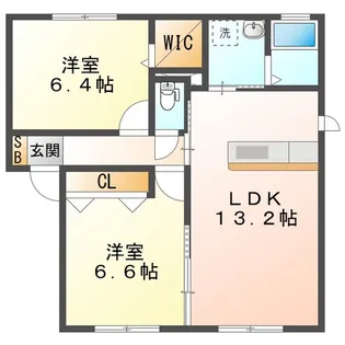フェリス カサ A【1階】の間取り