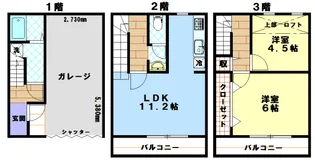 マジェスティ天満の間取り