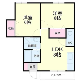 KAPARAS(カパラス)【2階】の間取り