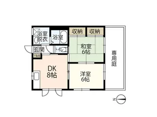 ベルメゾンイシダ【1階】の間取り