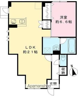 レクシアメゾン【1階】の間取り