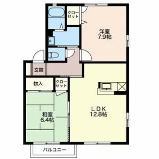 パークサイド【2階】の間取り