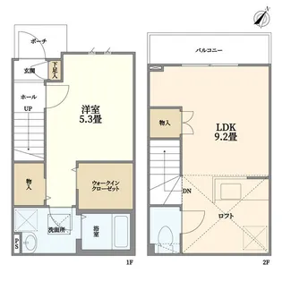桜テラス【1階】の間取り