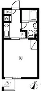 アレーロ幡ヶ谷II【4階】の間取り