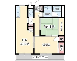 グランメール【2階】の間取り