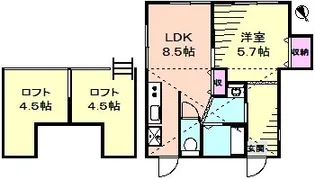 ウッディーハウス富夢想家【1階】の間取り