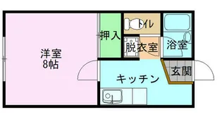 リベラルハイツ【2階】の間取り