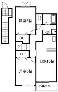 サンリットシェーネ【2階】の間取り