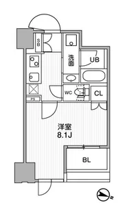 東神田テラスレジデンス【12階】の間取り
