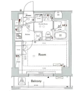 AXAS四谷3丁目【4階】の間取り