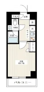 MAXIV北糀谷【5階】の間取り