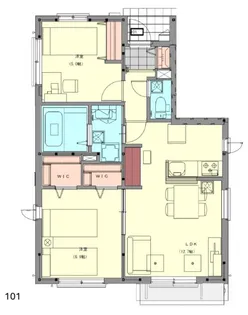サンリビオン1【1階】の間取り