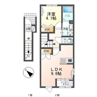 仮称)スカイハイムII【2階】の間取り