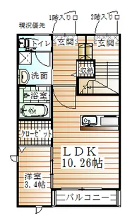 アグーリ【2階】の間取り