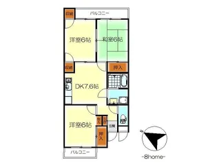 阿賀サンハイツ【1階】の間取り