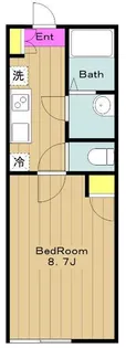 クレイノファースト聖蹟(56506)【1階】の間取り