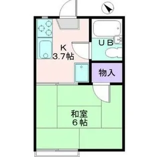 タイムリー秋山【1階】の間取り