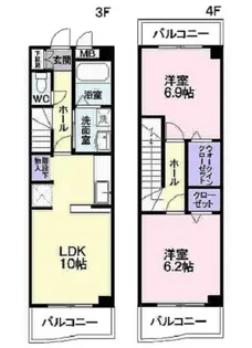 アビタシオンIIの間取り