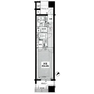 ファミール日本橋ブルー・クレール【5階】の間取り