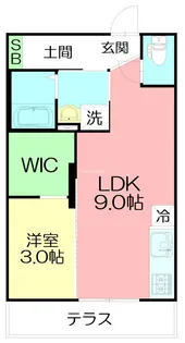 Hale Nalu 辻堂【1階】の間取り
