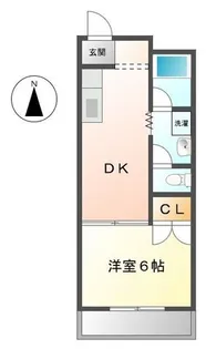 アーバンハイツ【1階】の間取り