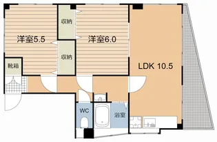 轟木ビル【3階】の間取り