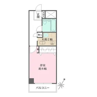 パラッツォ【4階】の間取り
