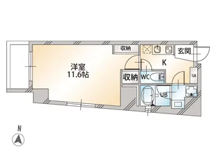 セレニティー広尾【9階】の間取り