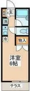 コーポ亀龍【2階】の間取り