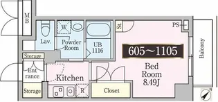 ソライエアイル岩槻【11階】の間取り