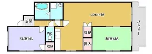 アベニュー大森【4階】の間取り