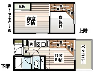 レジデンス光和109【2階】の間取り