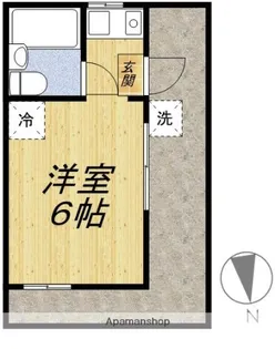 松田ハイム【1階】の間取り