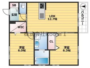 ヘーベルメゾン西郷通II・旭化成ヘーベルメゾンHEBEL HAUS【1階】の間取り