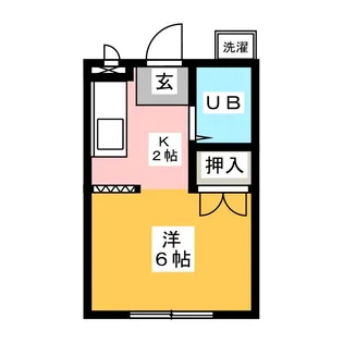 ファミールエイト【1階】の間取り