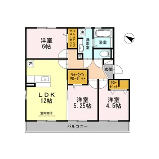 アゲラータム【2階】の間取り