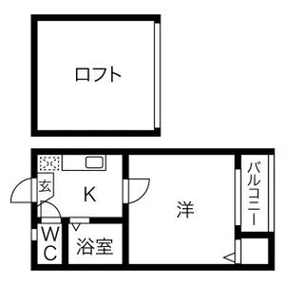 Loft2本陣【2階】の間取り