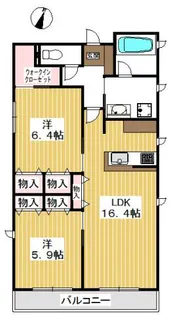 L’s TREE【2階】の間取り