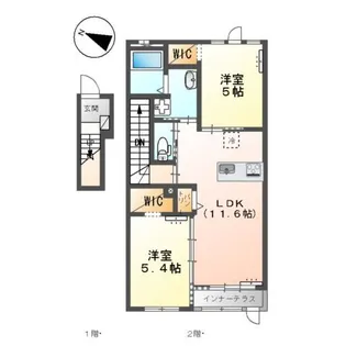 フェリーチェ 東浦【2階】の間取り
