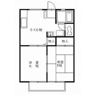 サンシティマガミ【2階】の間取り